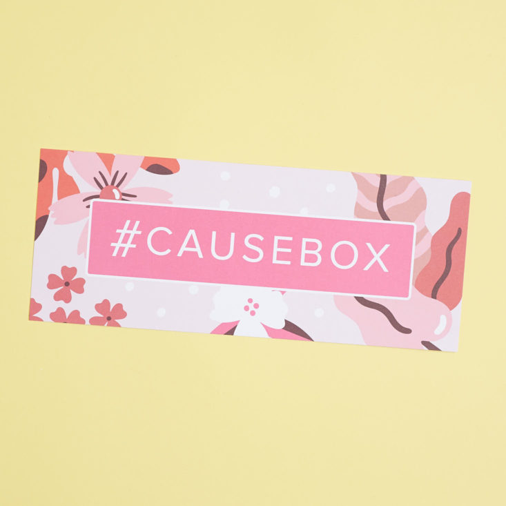 causebox social sharing card