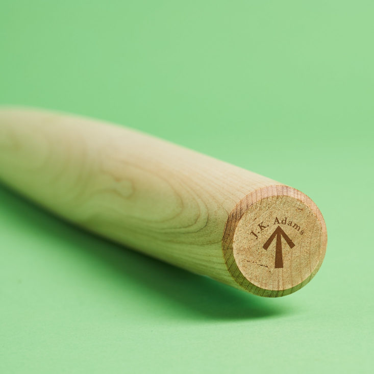 Wooden dowel rolling pin