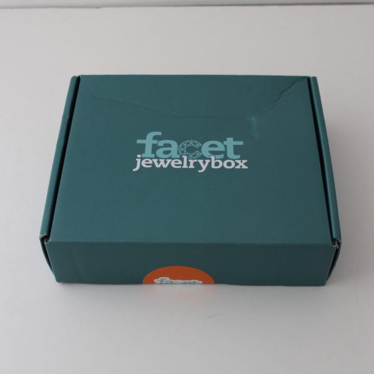 Facet Jewelry Box Bead Stitching February 2018 Box closed