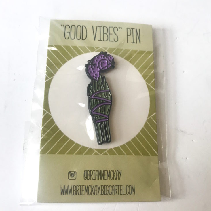 Good Vibes Pin by Brie McKay