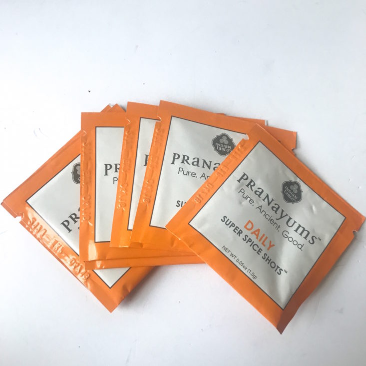 Pranayums Super Spice Shots, 7 packets