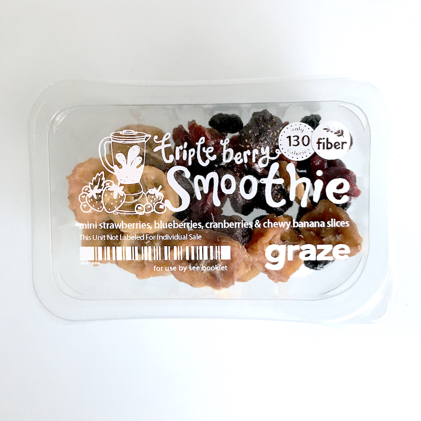 Graze March 2018 - triple berry smoothie