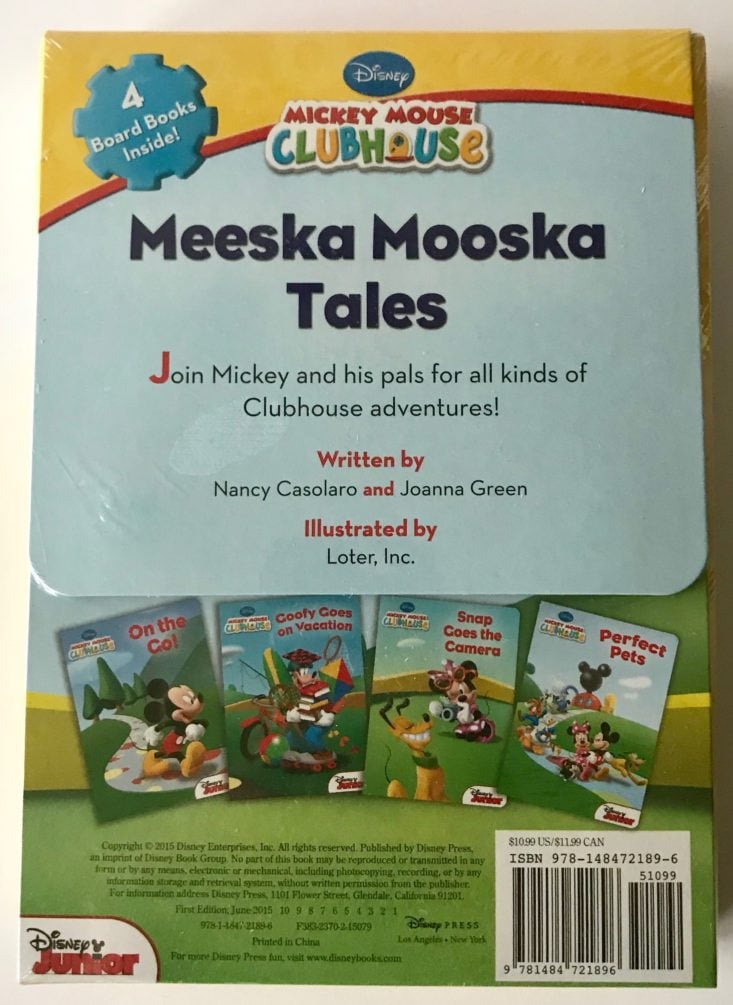 Kids BookCase.Club Box Review February 2018 -11) Mickey Back
