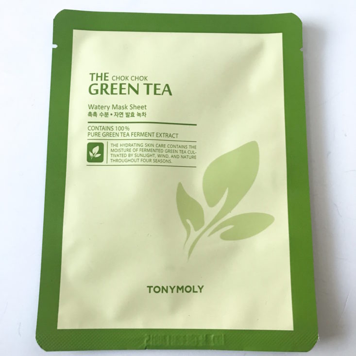 Tony Moly The Chok Chok Green Tea Mask