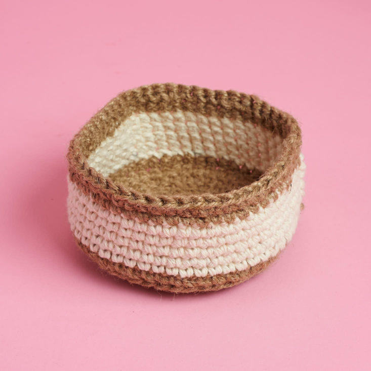 tan soft basket