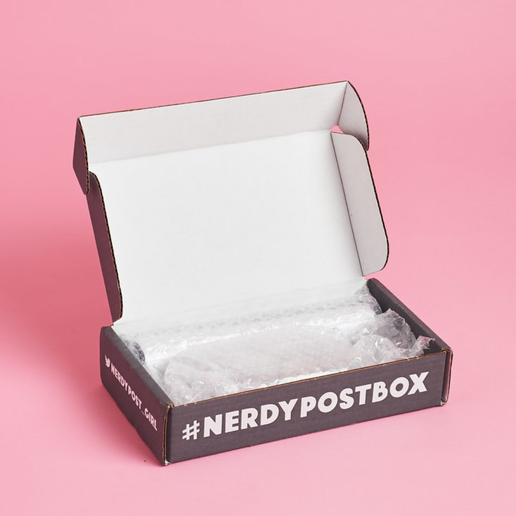 nerdy post fan artwork subscription box unboxing and review march 2018