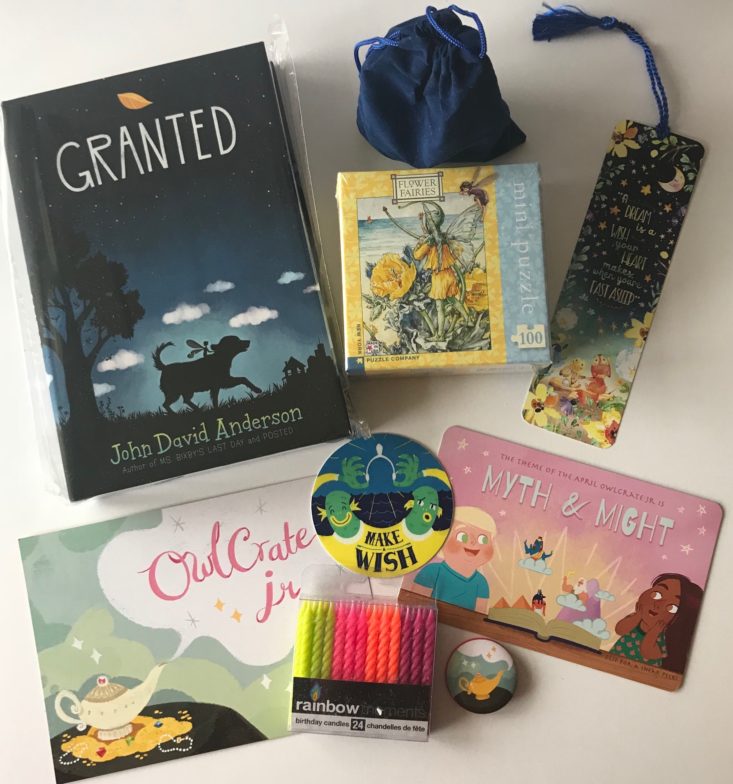 OwlCrate Jr. Book Box Review March 2018 review