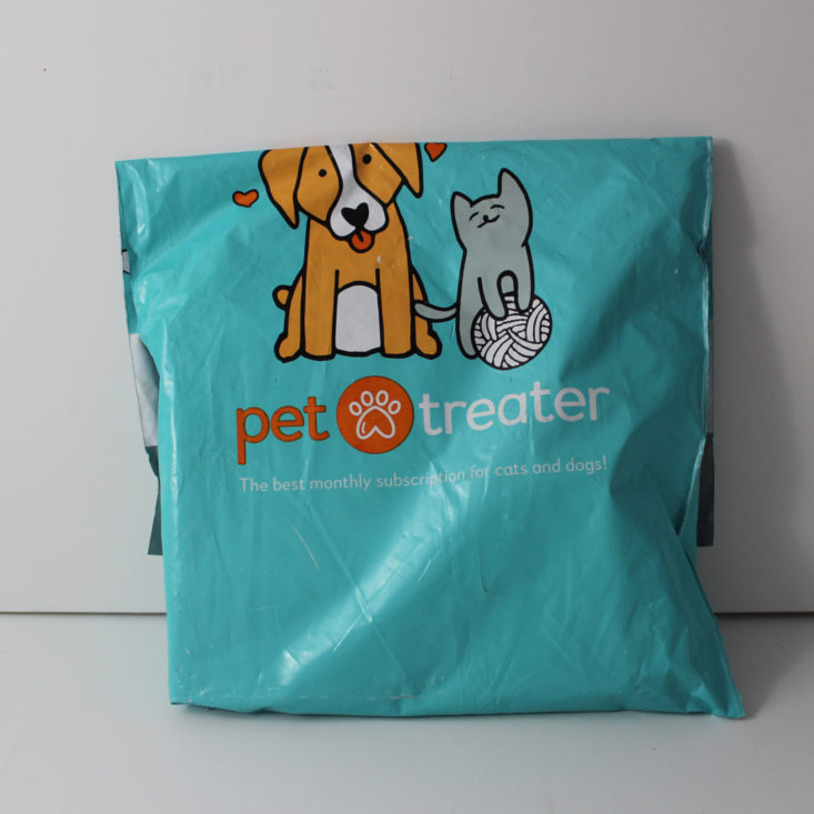 Pet Treater Cat Pack March 2018 Envelope