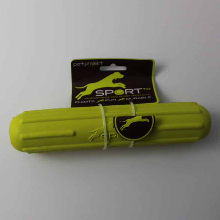 Pet Projekt Large Green Ribbed Toss Toy 