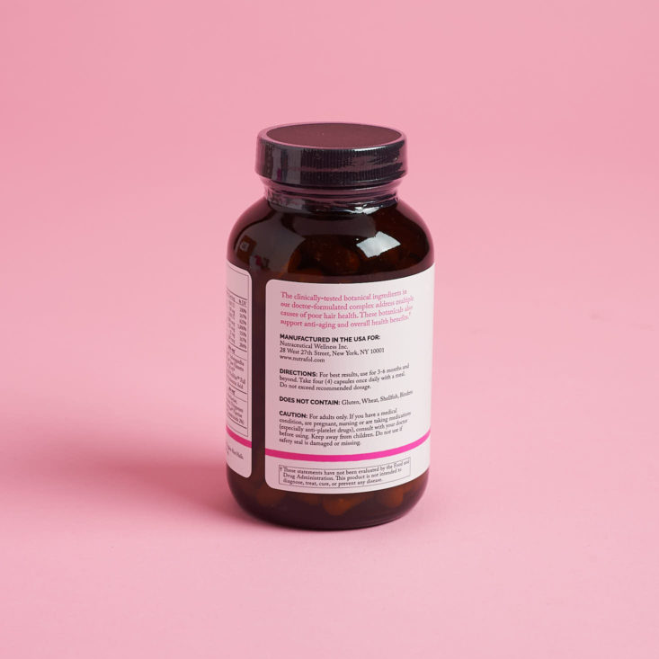 supplements bottle