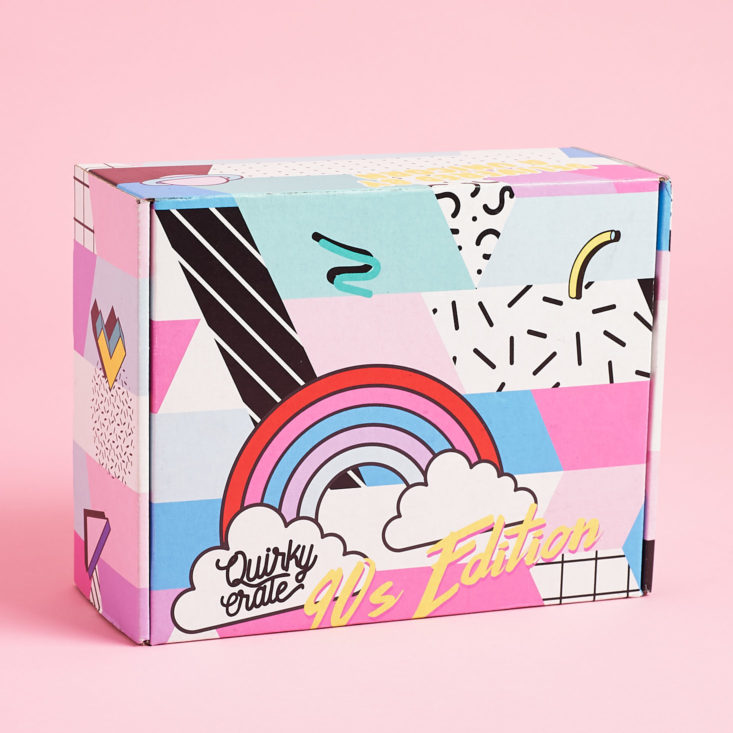 quirky crate 90s edition box march 2018 review