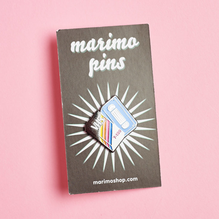 marimo pins vhs tape 90s enamel pin