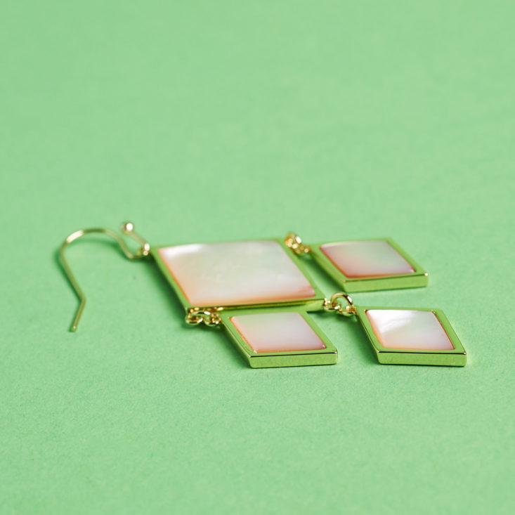diamond earrings with white gems