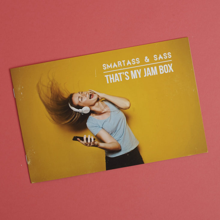 cover of "that's my jam" info booklet