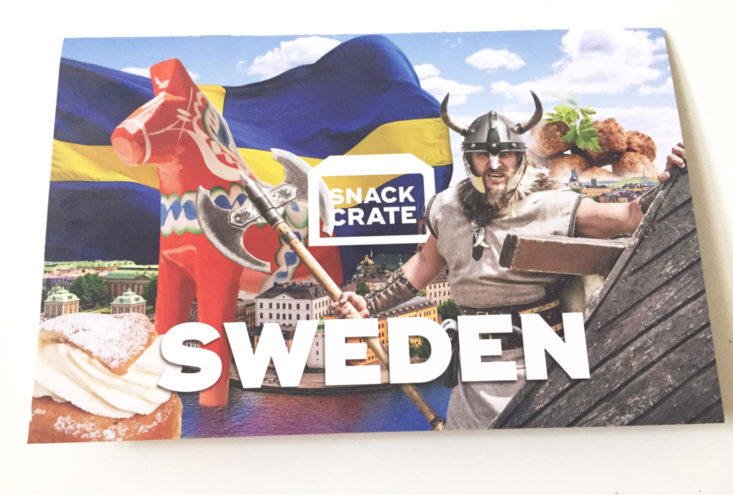 Snack Crate February 2018 Card front
