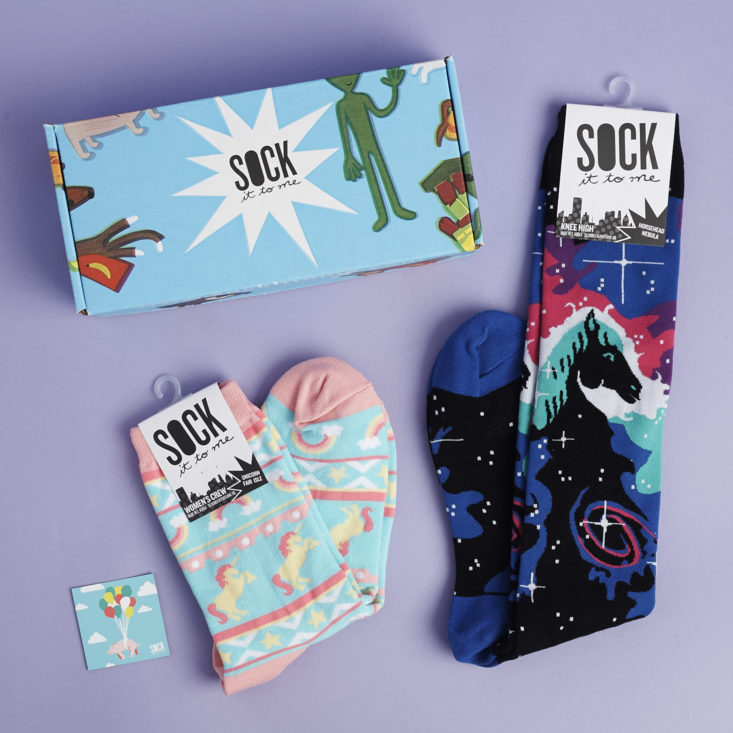 contents of Sock It To Me Women's February 2018