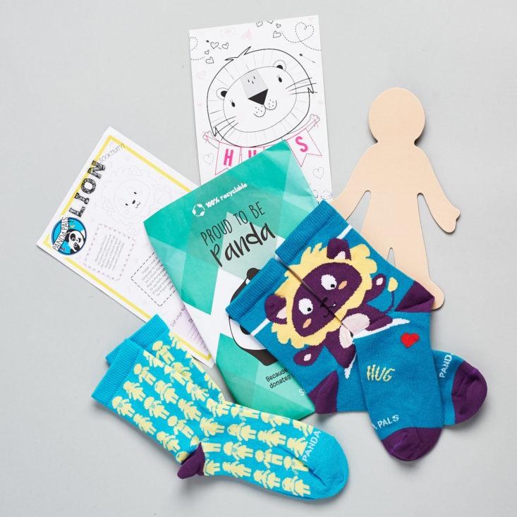 Sock Panda Pals February 2018 - 0003 - box contents