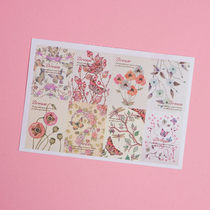 garden scenes stickers