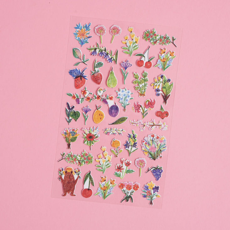 flower sprigs stickers