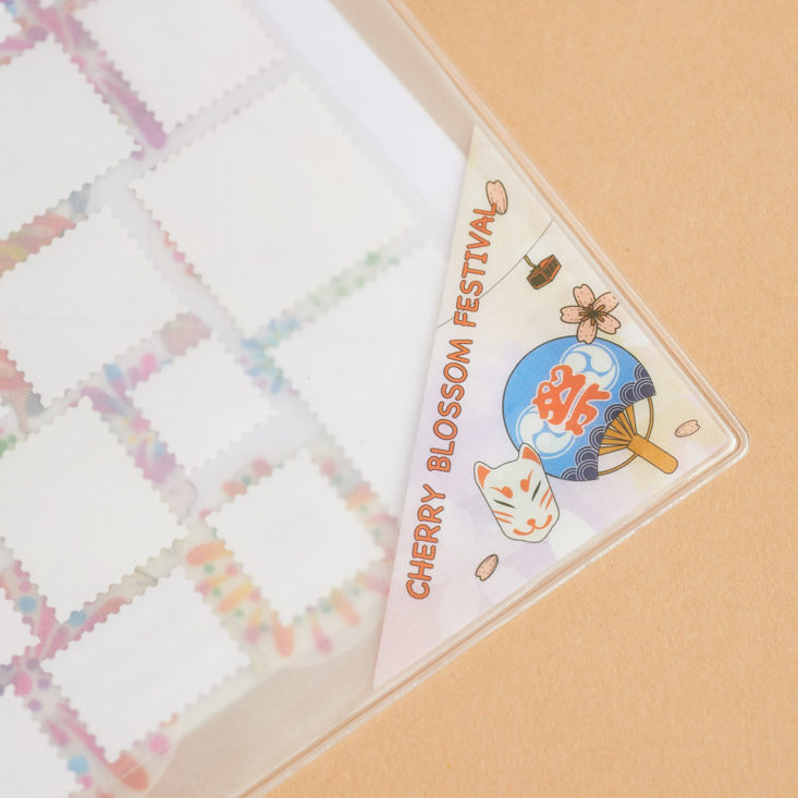 stickii storage label on sleeve