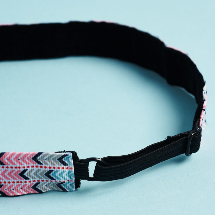 elastic on patterned headband