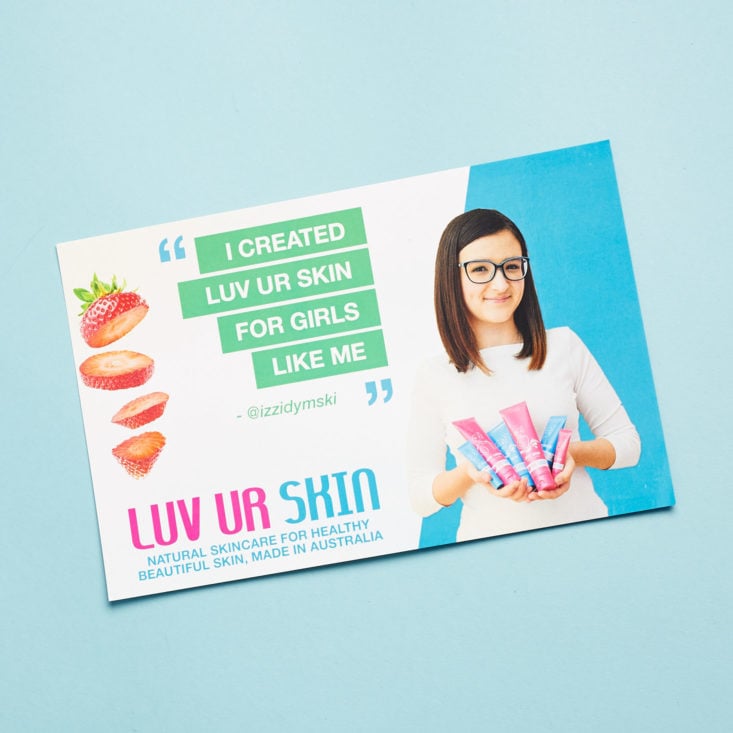 UR Skin info card