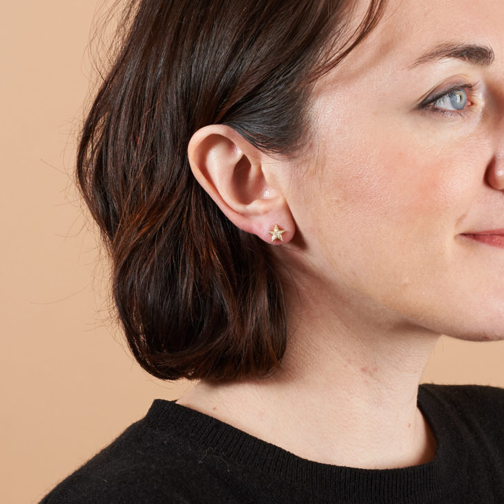 do not disturb star stud earrings