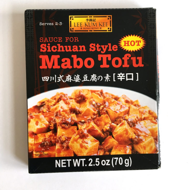 Try the World Countries February 2018 - mabo tofu 2
