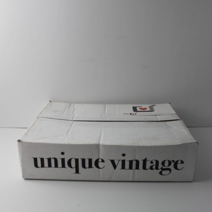 Unique Vintage February 2018 Box closed