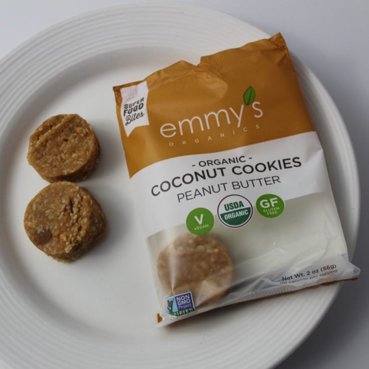 Emmy’s Organic Coconut Cookies in Peanut Butter (2 oz) 