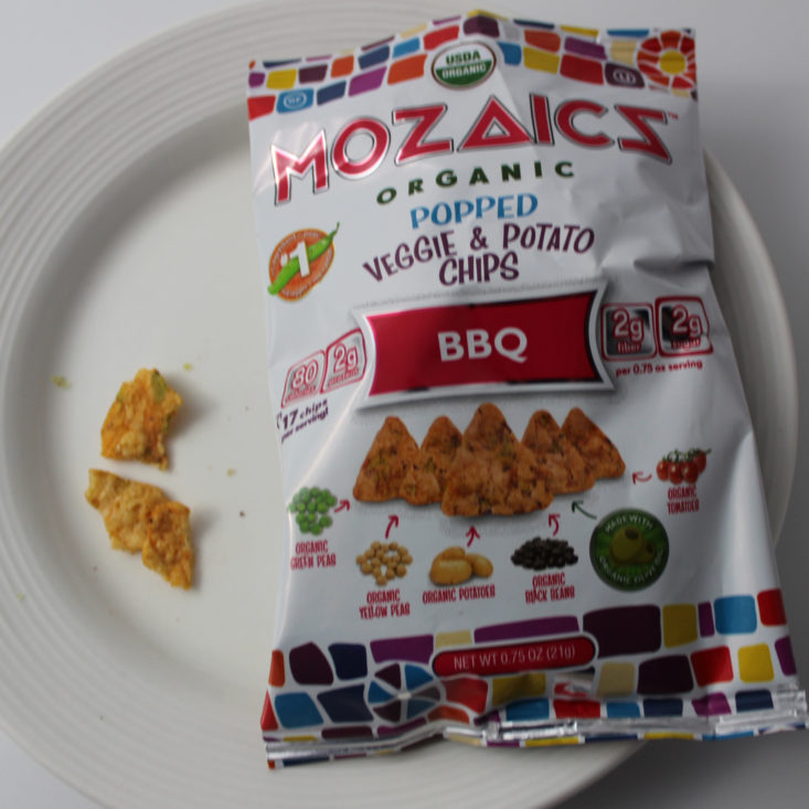 Mozaics Popped Veggie and Potato Chips in BBQ (0.75 oz)