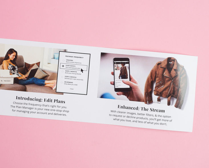 wantable information slip