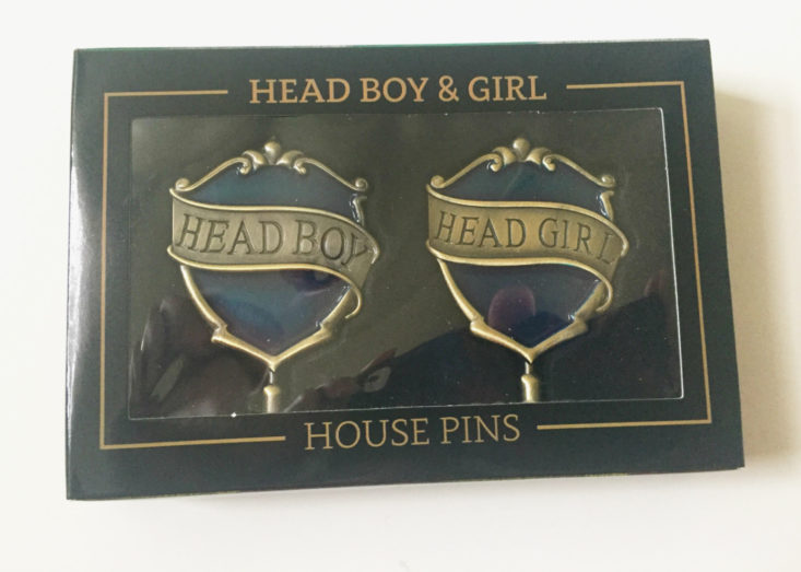 Head Boy and Head Girl Pins 