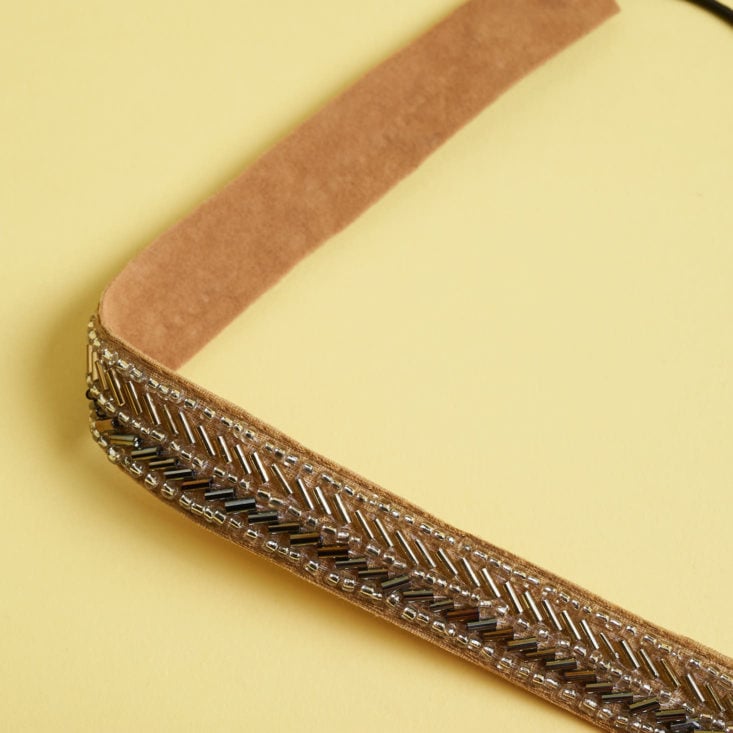 bead detail on headband