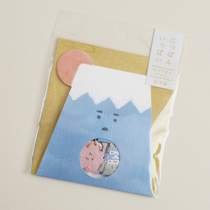 Mt Fuji Washi Stickers package