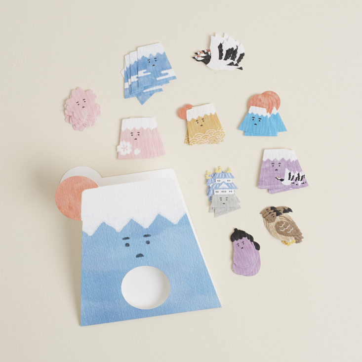 Mt Fuji Washi Stickers