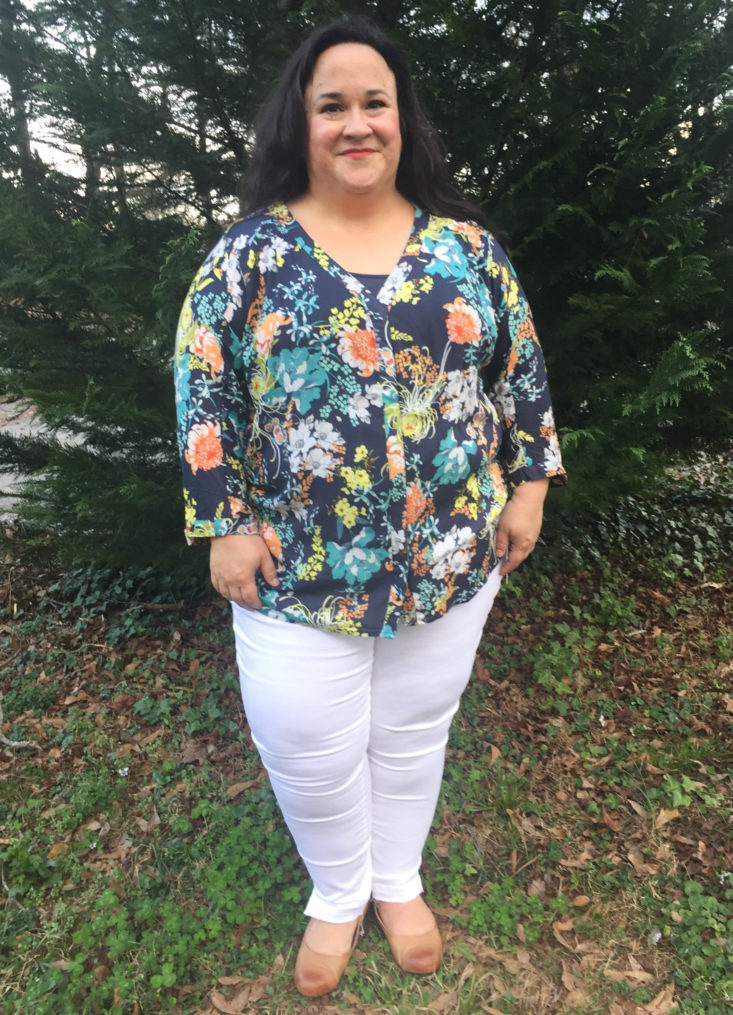 Floral Top by Daniel Rainn