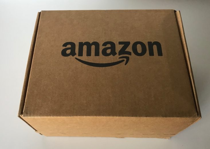 closed Amazon cardboard box