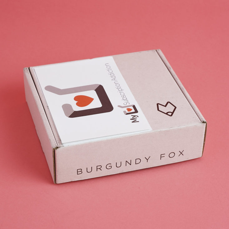 Burgundy Fox box