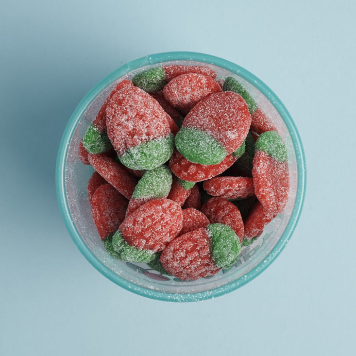 close up of Vidal Sour Strawberries