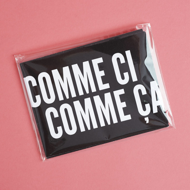 Comme Ci Comme Ca Postcards, in package