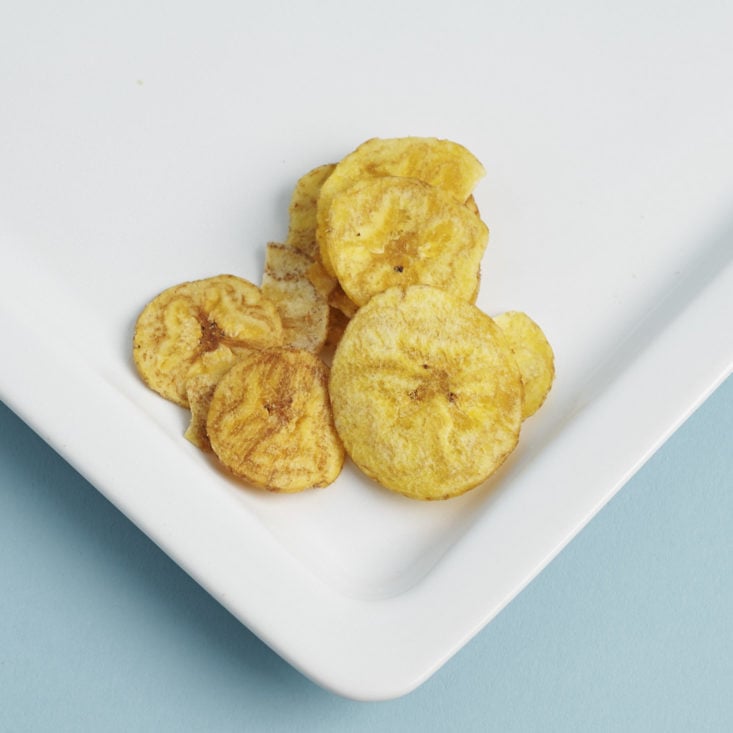 Goya Plantain Chips on a plate
