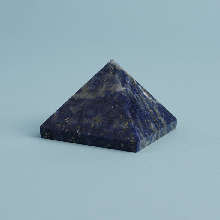 side vire of Lapiz Lazuli Pyramid