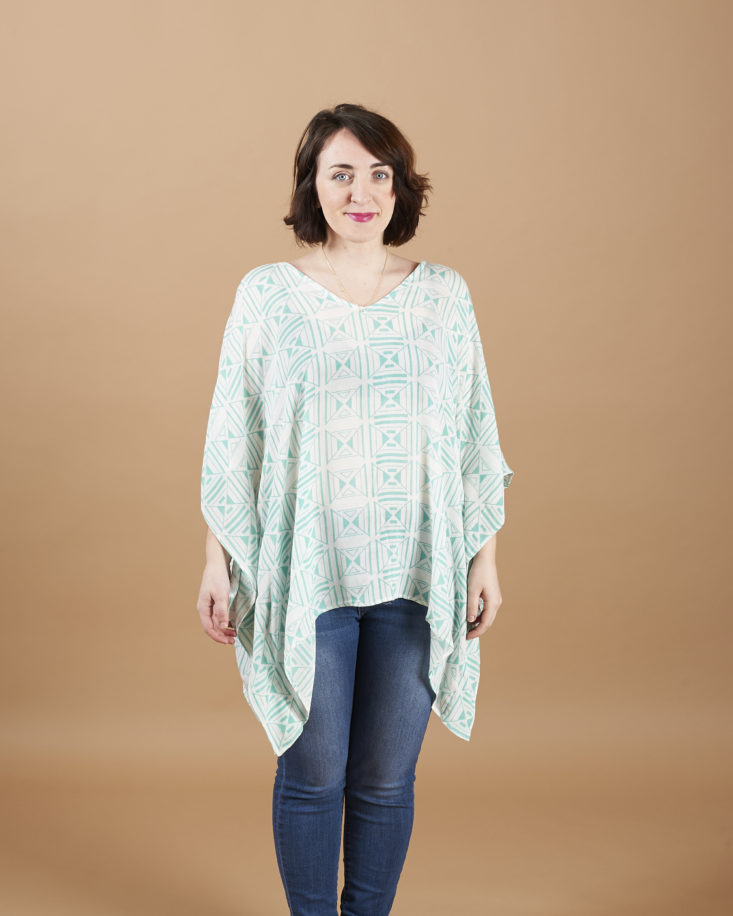 caftan on model