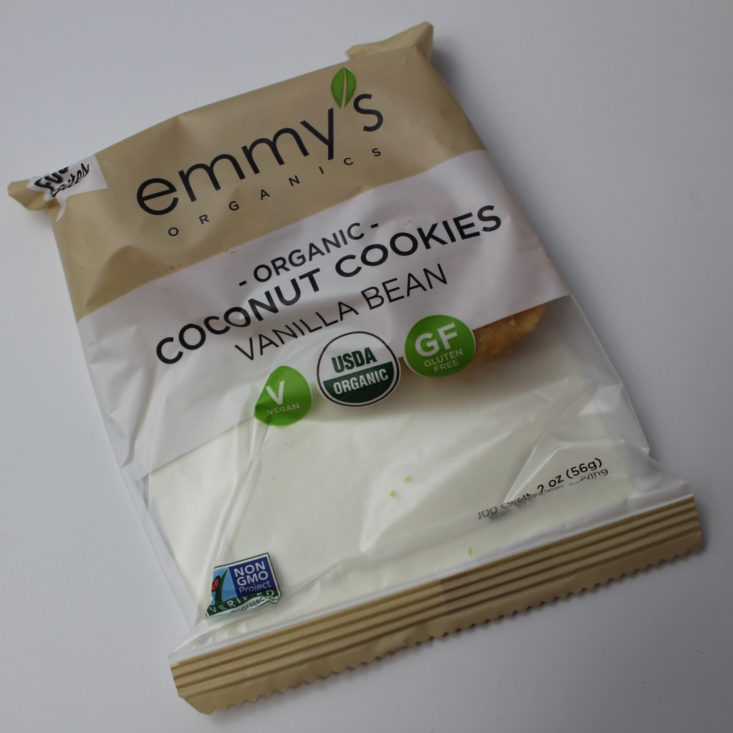 Emmy’s Organics Coconut Cookies in Vanilla Bean (2 oz)