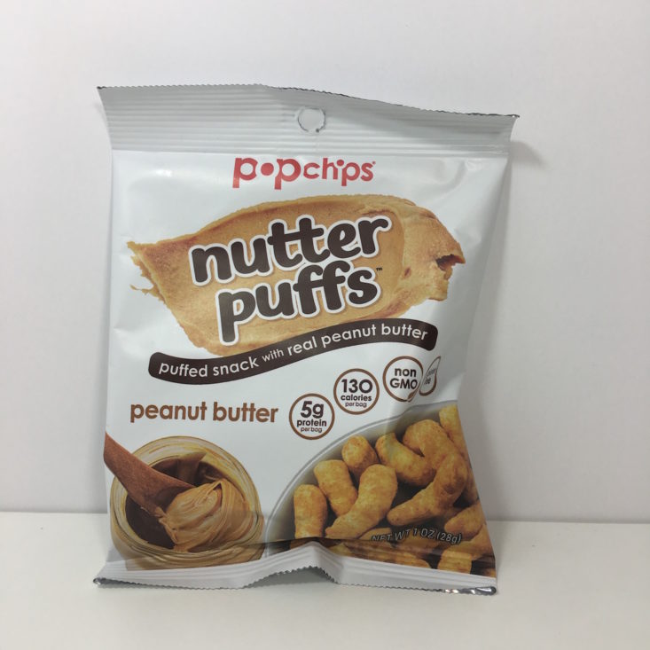 Pop Chips Nutter Puffs in Peanut Butter, 1 oz x 2