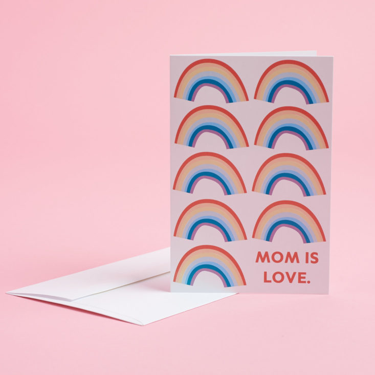 mom rainbow card