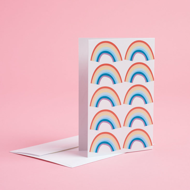 rainbow card for mothers day