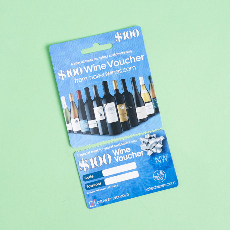 wine voucher
