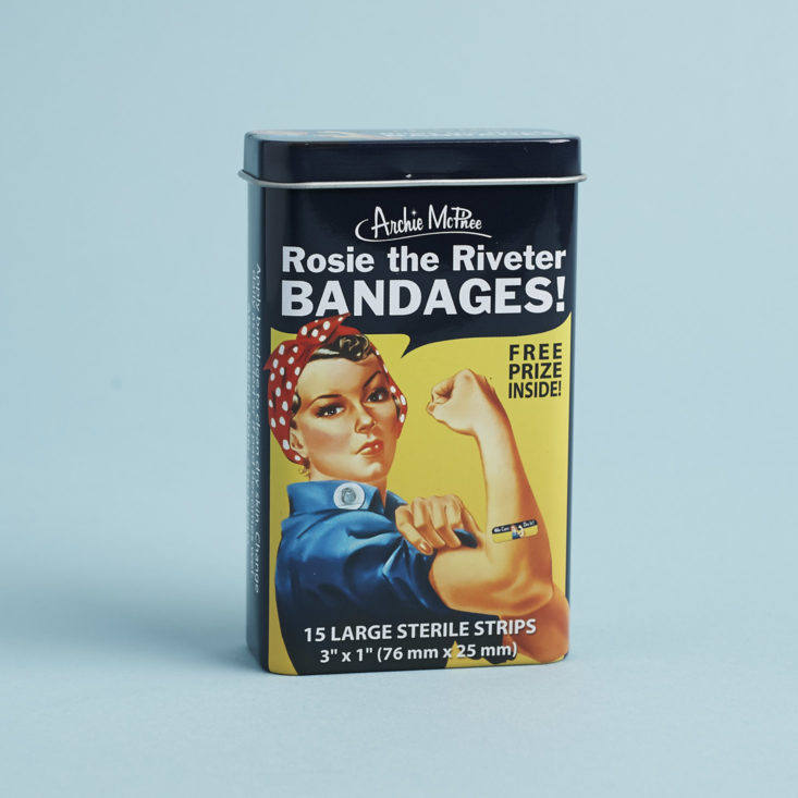 Rosie the Riveter Bandages tin
